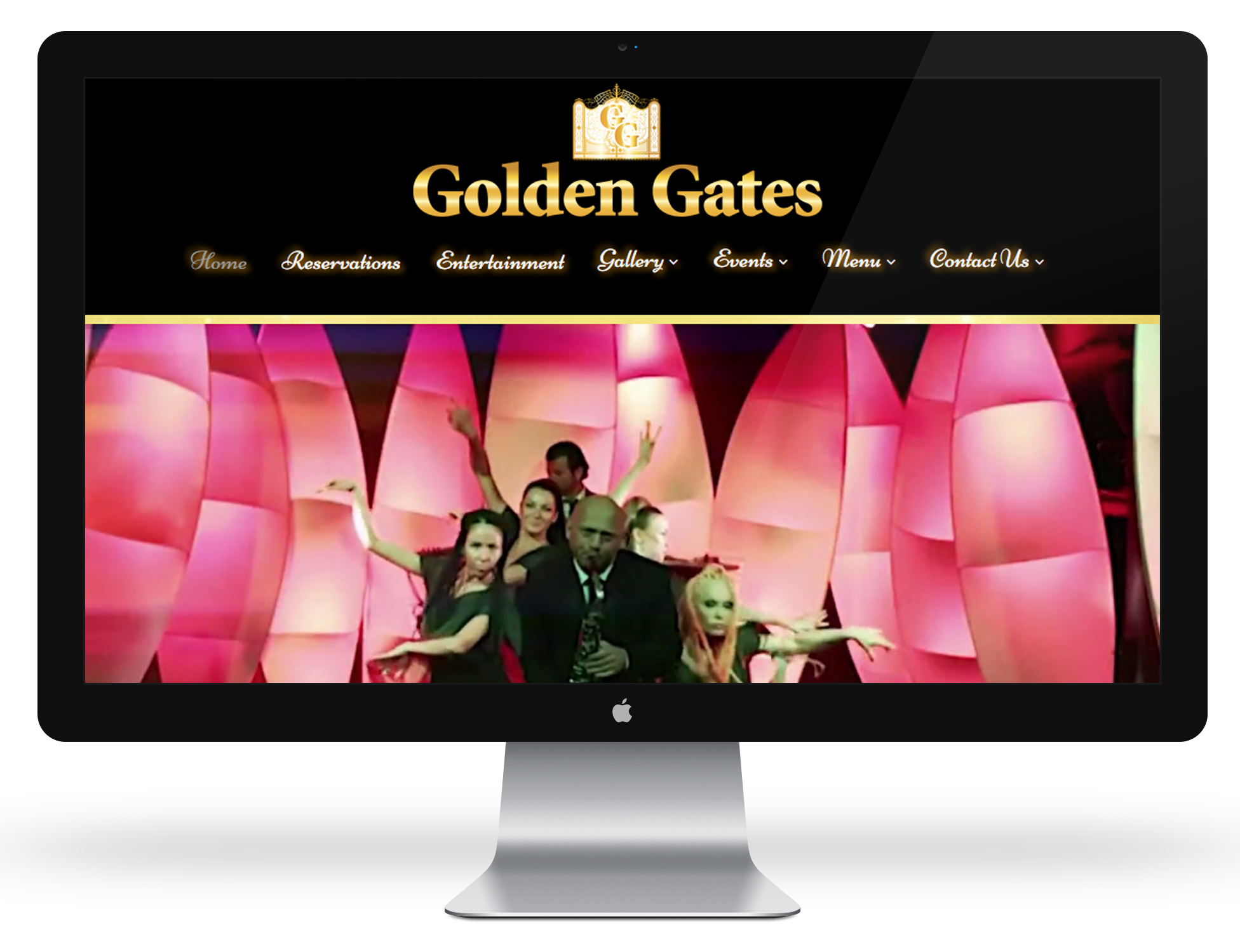 Golden Gates Restaurant Website Design Sample by Create Website Service